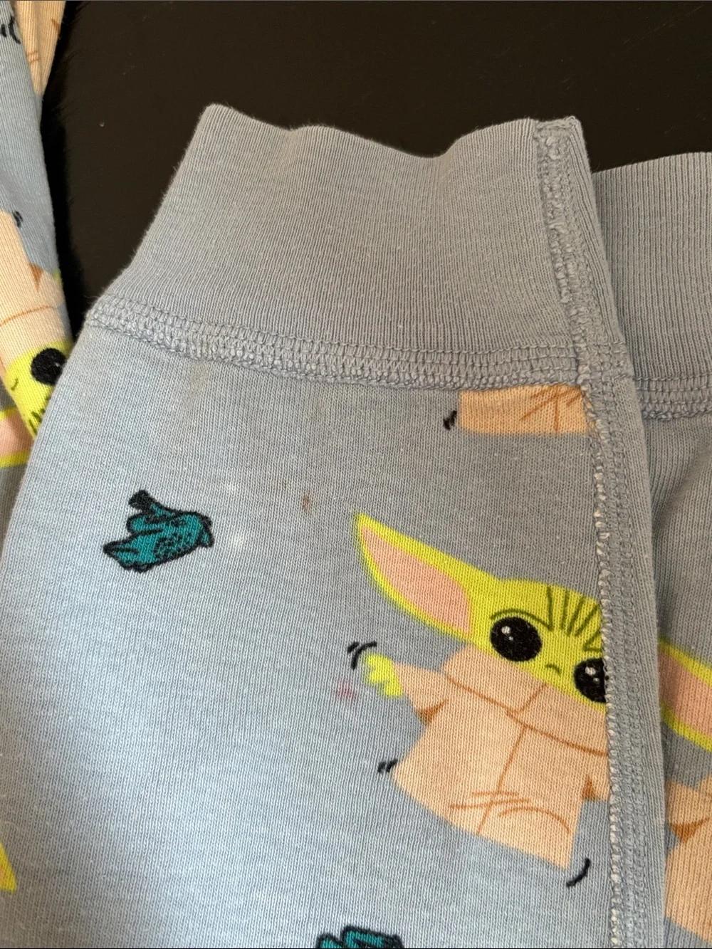 Hanna Andersson Star Wars Mandalorian Grogu Organic Cotton Pajama Set Sz 8 / 130